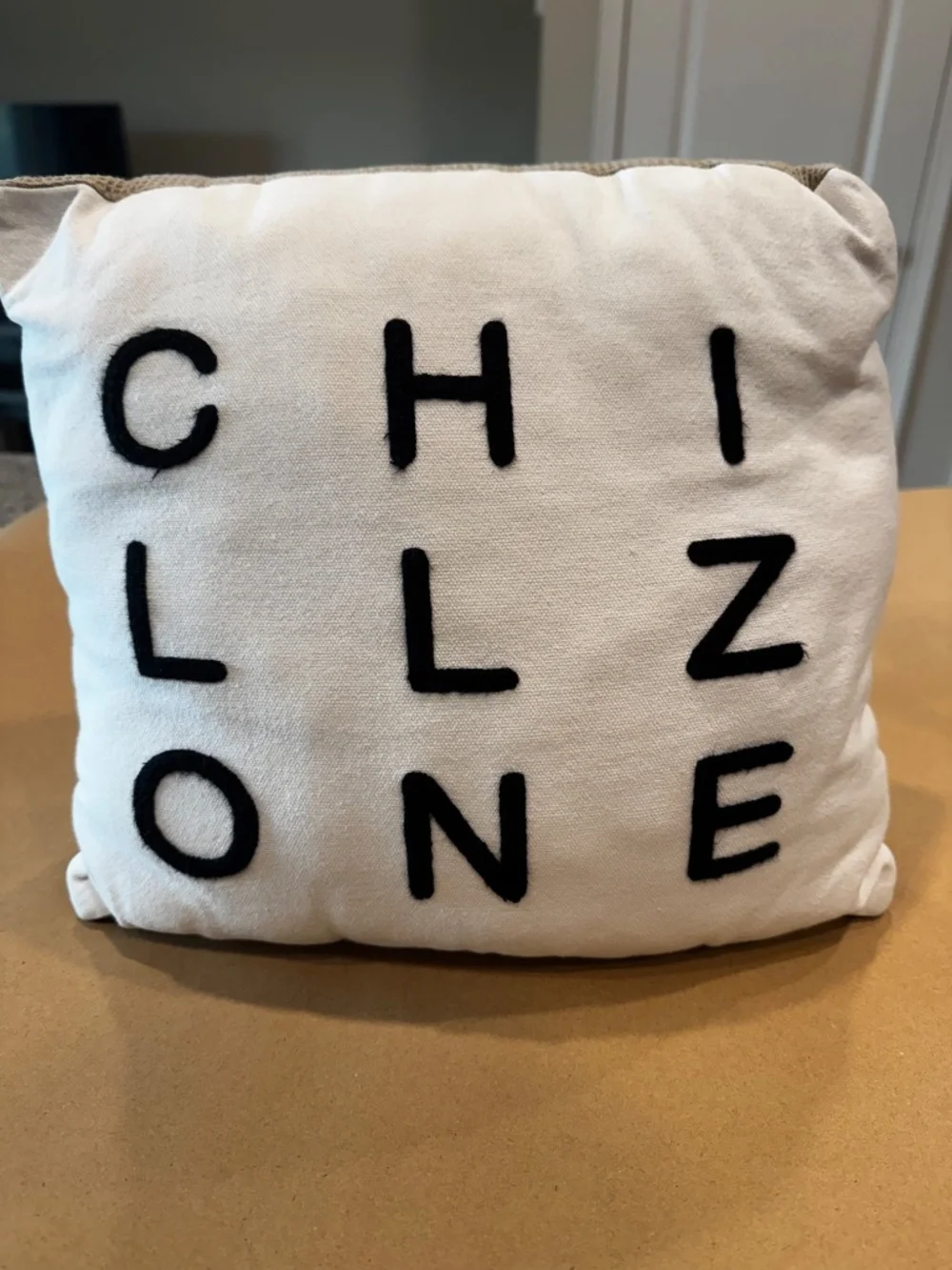'Chill zone' pillow